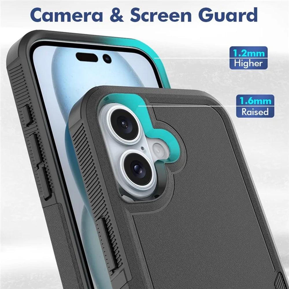 Coque hybride mince pour iPhone 16 Plus Coque hybride mince pour iPhone 16 Plus